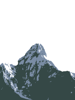 Mountain with a transparent background png