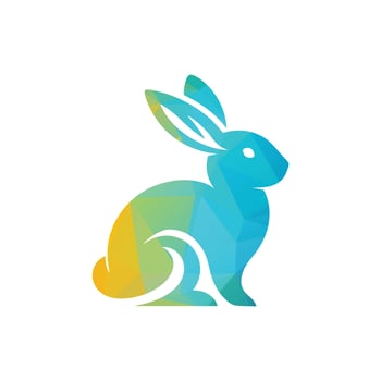 Rabbit Logo Illustration vector