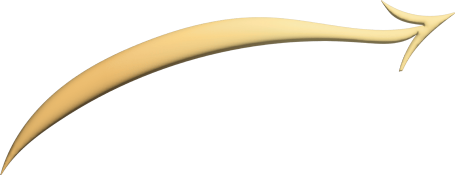 This is a smooth, beige 3D arrow with a sleek and dynamic png