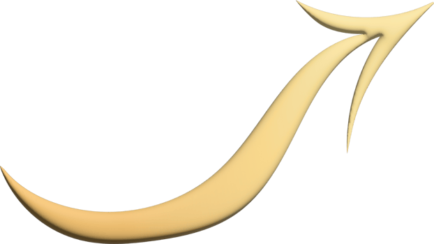 This is a smooth, beige 3D arrow with a sleek png