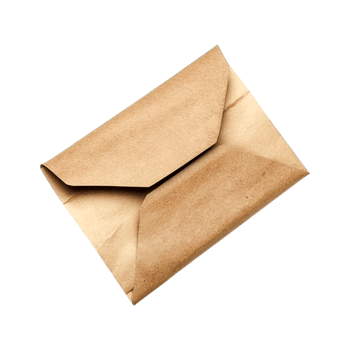 Brown Envelope Top View Simple Mail Correspondence, png