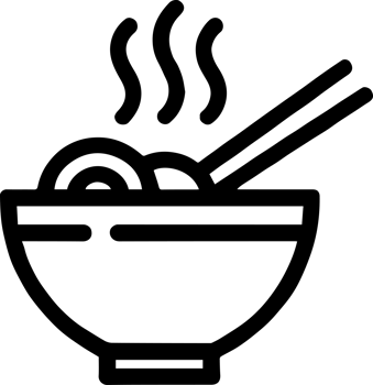A white bowl with a slice of bread in it png