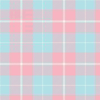 Whimsical pastel powder blue plaid for scrapbooking vector