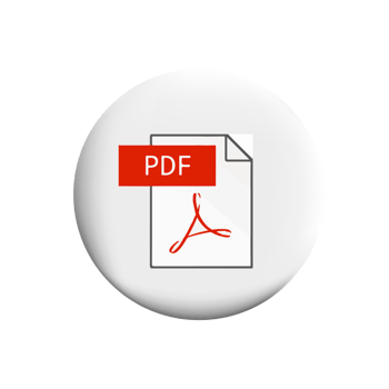 PDF icon on white square shape png