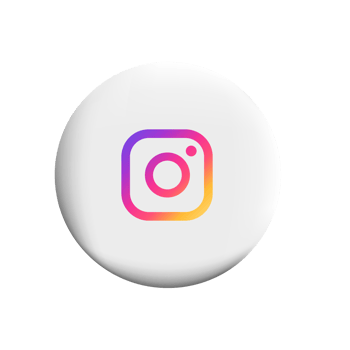 Instagram logo icon on white square shape png