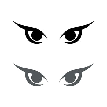 Tribal Eye Decorative Logo Template Illustration Design. EPS 10. vector