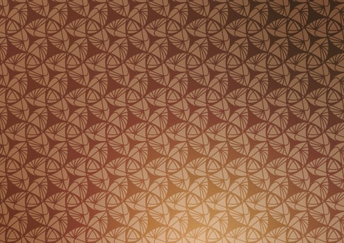 Abstract art pattern brown gradient triangle background vector