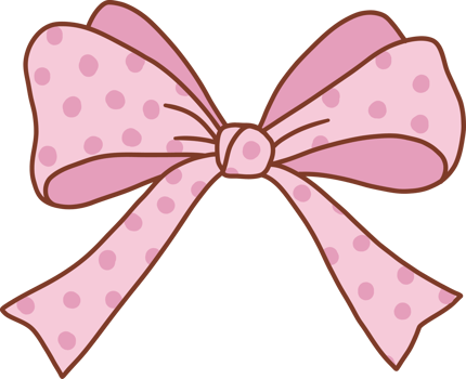 Hand drawn design with vintage coquette ribbon bow pink color png