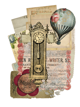 Vintage, retro background. Collage, scrapbook. wallpaper. png