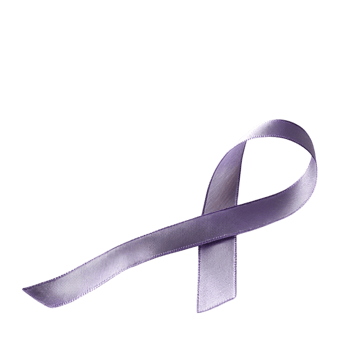 A purple ribbon is shown on a black background png