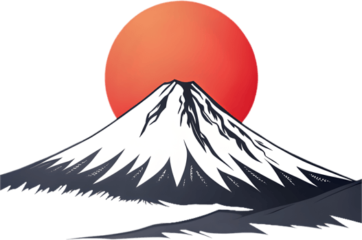 Majestic sunrise reflecting off scenic mountain rock formations. . png