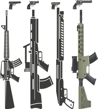 Sniper Rifle with Scope vector
