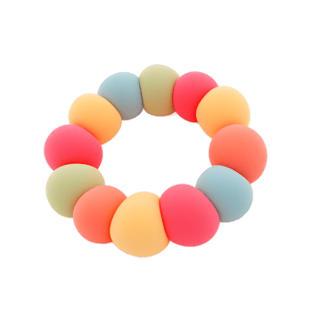 Pastel Rainbow Circle Toy for Kids Sensory Play png