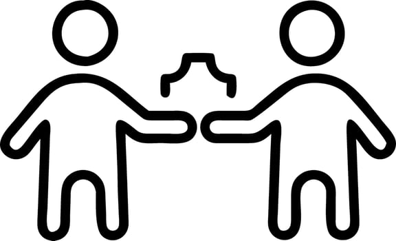 empathy and awareness and bonding vector