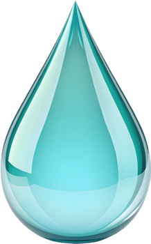 Professional Teardrop Clipart with Smooth Gradient and Vibrant Colors. . png