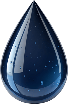 Professional Digital Teardrop Clipart with Sleek Color Gradients. . png