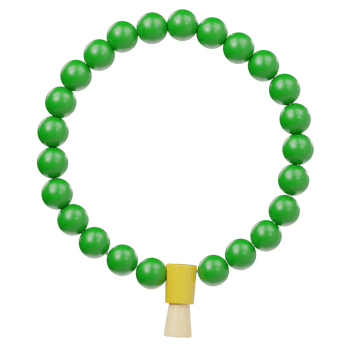 Tasbih icon isolated 3d render png