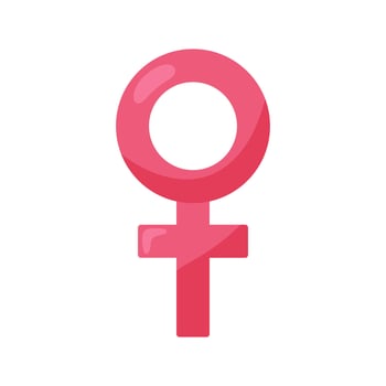 Women's Badge Icon. Element for design on white background. Isolated illustration. vector