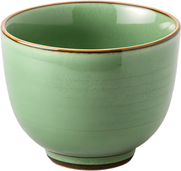 Traditional vintage Japanese tea cup clipart with fine craftsmanship. . png