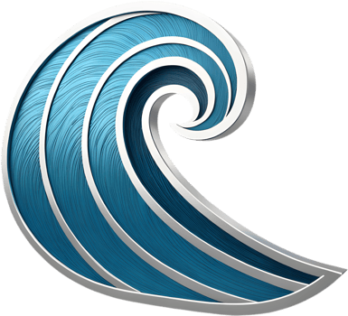 Creative wave logo for contemporary business identity and branding. . png