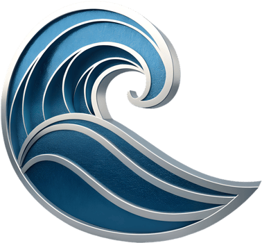 Stylish wave logo with a modern and artistic brand look. . png