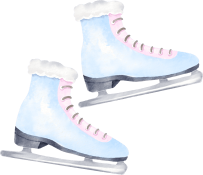 Ice skates clipart png