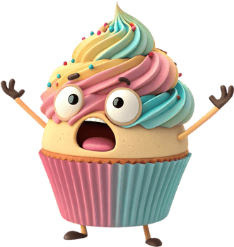 Cheerful Cartoon Food Characters for Fun and Playful Clipart Designs. . png