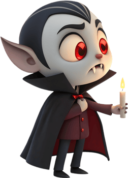 Adorable Halloween Vampire Boy Clipart for Trick or Treaters. . png