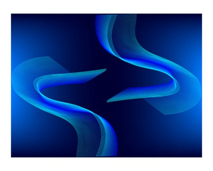 abstract blue waves background vector