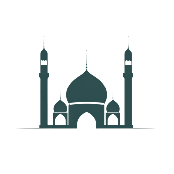 Elegant Mosque Silhouette Architectural Design Illustration png