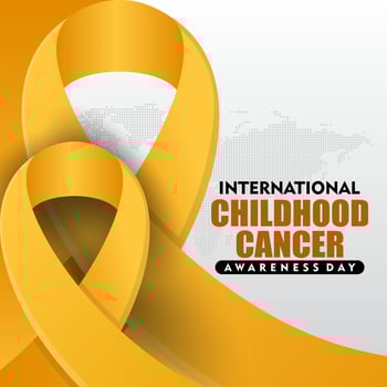 International Childhood Cancer Day observed every year on february. vector