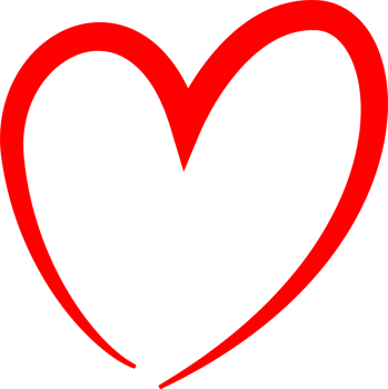 line red Hearts love valentine wedding shape symbol icon for decorative illustration design png