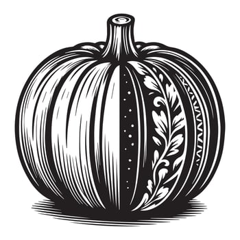 Pumpkin Halves A Fall Delight vector