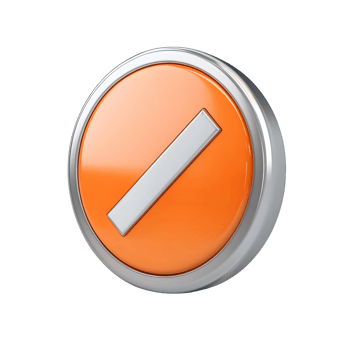 Interactive 3D Button with Subtraction Icon png