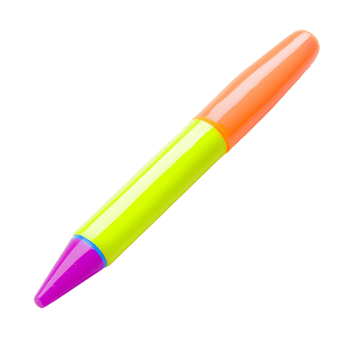 Bright Highlighter in Focus with Vibrant Colors png
