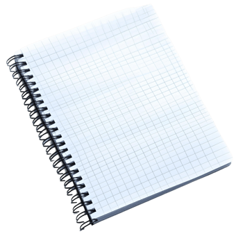 Functional Paper Notepad with Grid Format png