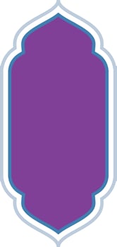 Geometric Purple Shape Illustration vector