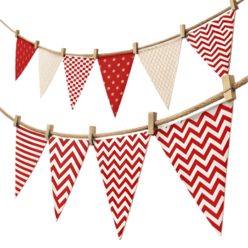 Decorative Colorful Banners for Vibrant Event Celebrations. . png