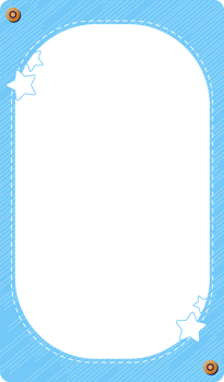 Blue frame, Y2K jeans style png