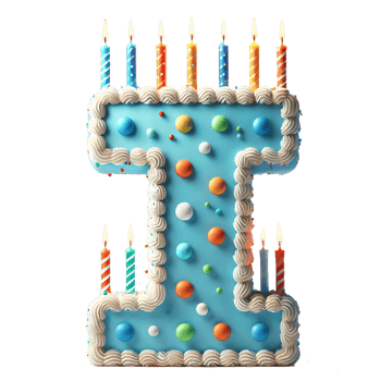 cake 3d font letter I alpha alphabet png