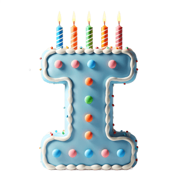 cake 3d font letter I alpha alphabet The process of cake baking with the chef decorating the frosted cake png