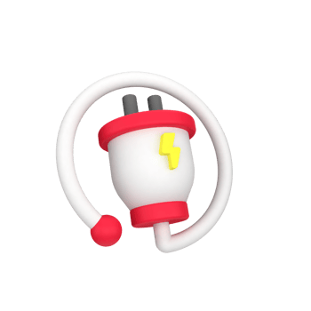 power plug 3d icon png