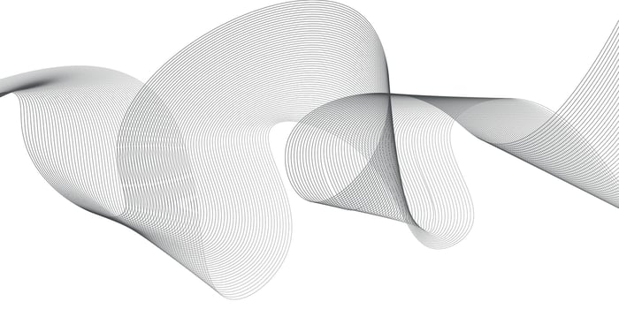 Abstract waveform illustration vector