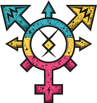 LGBTQ symbols clipart honoring gender identity and love. . png