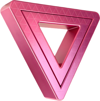 Empowering LGBTQ Symbol with Vibrant Pink Triangle. . png