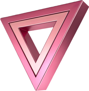 Pride Celebration LGBTQ Symbol with Pink Triangle. . png
