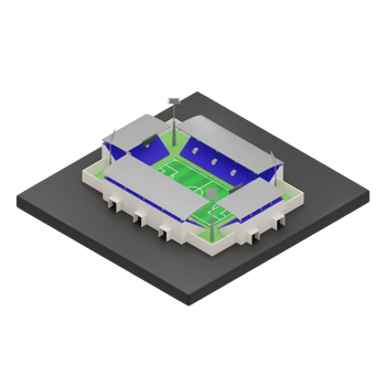 3d rendering of football stadium illustration png