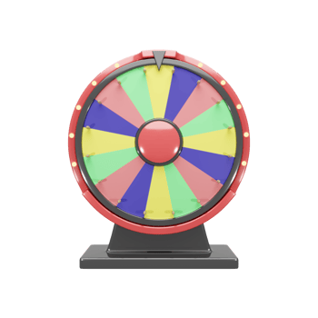 Front Views 3d Rendered Illustration of a Colorful Wheel Fortune png