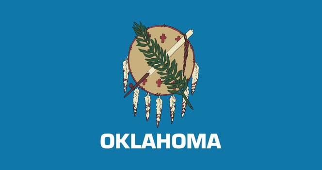 Oklahoma 1988 2006 Flag Illustration Premium Quality vector