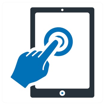 Gesture icon concept vector